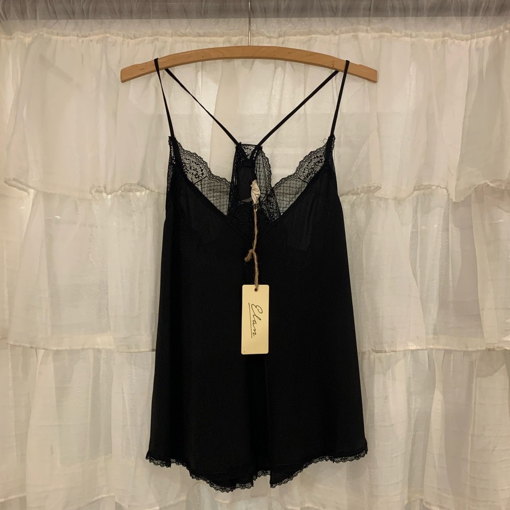 Lace edge camisole